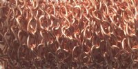 1 Meter of 7x4mm Bright Copper Chain
